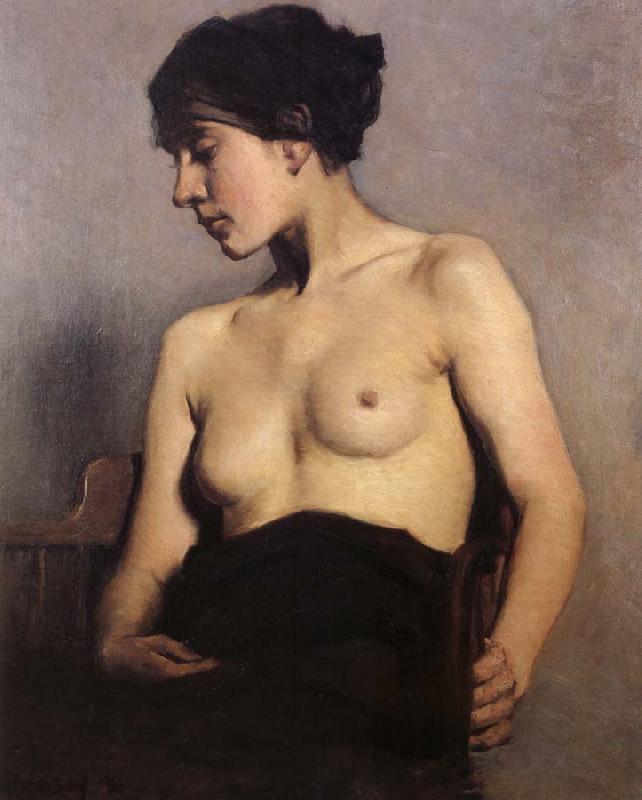 Hugh Ramsay Seated nude France oil painting art